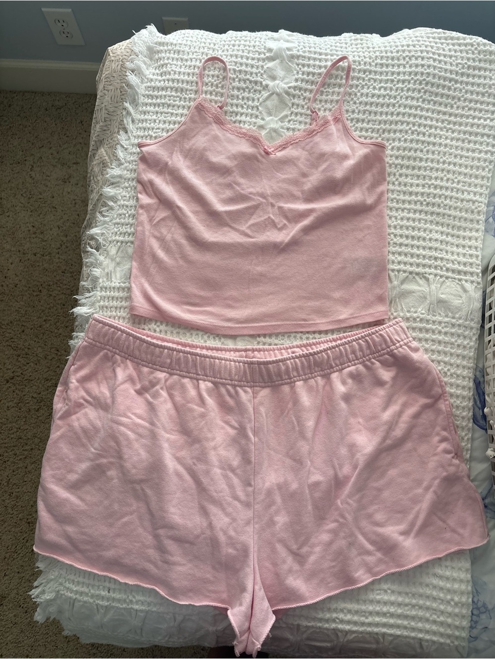 Women’s Pink Cami & Shorts Sleep Set